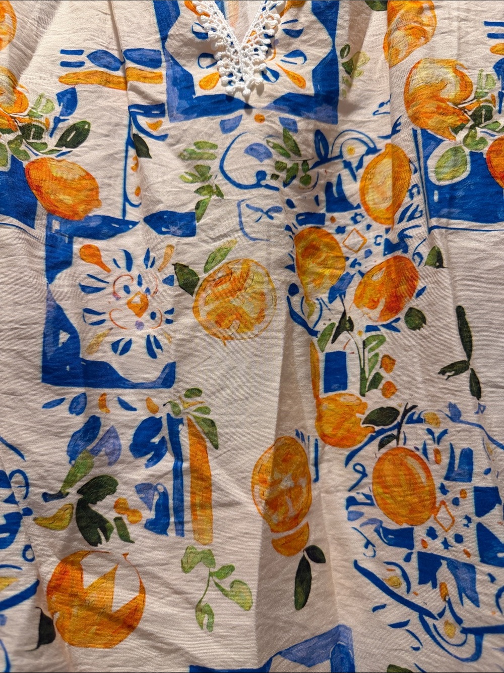 THML LEMON PRINT BLOUSE - Picture 2 of 5